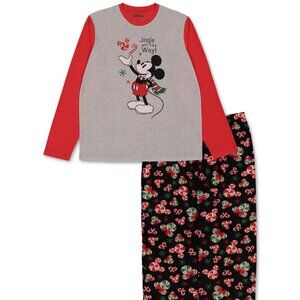 Briefly Stated Mens Matching Mickey Mouse Family Pajama Set